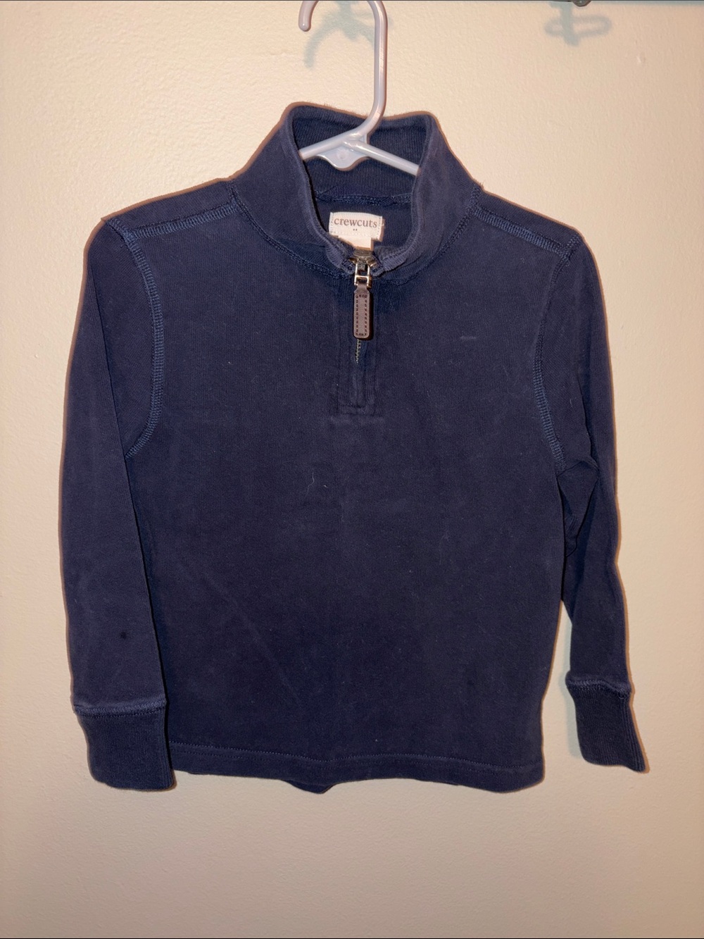 Crewcuts Dark Navy Half-Zip Fleece Pullover